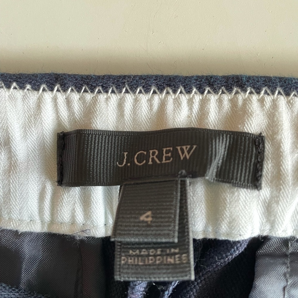 J.Crew navy blue pantsuit, size 4